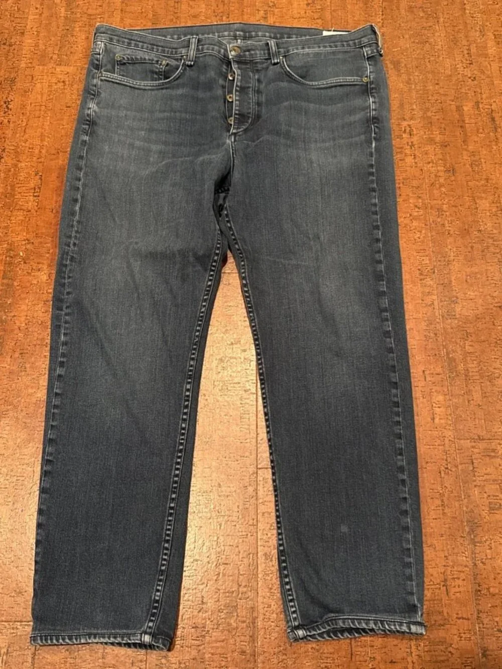 Rag & Bone Men’s 38X29 Fit 2 Slim Fit Jeans Dark Wash Blue Denim